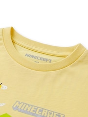 Character Yellow Minecraft Creeper Gaming T-Shirt - Image 8 of 9