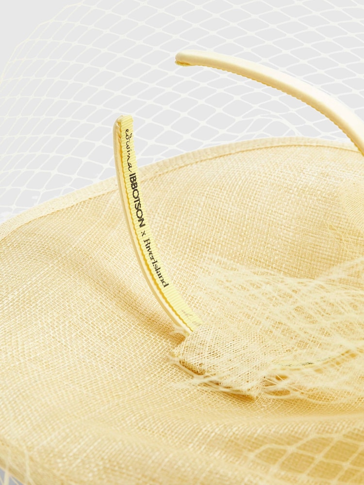 River Island Yellow Edwina Oversized Fascinator Hat - Image 5 of 5 River Island Yellow Edwina Oversized Fascinator Hat - Image 5 of 5