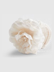 River Island White Edwina Pearl Fascinator Headband - Image 4 of 5