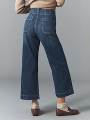 Anthropologie Blue Maeve The Colette Crop Wide-Leg Jeans - Image 3 of 4