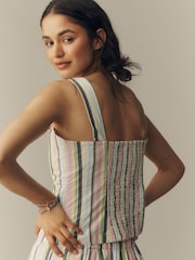 Anthropologie Green Maeve Cotton Sleeveless Crop Top - Image 2 of 4