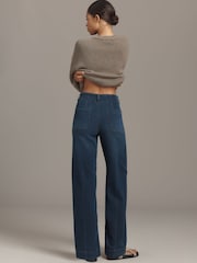 Anthropologie Blue Maeve The Colette Full-Length Wide-Leg Jeans - Image 2 of 4