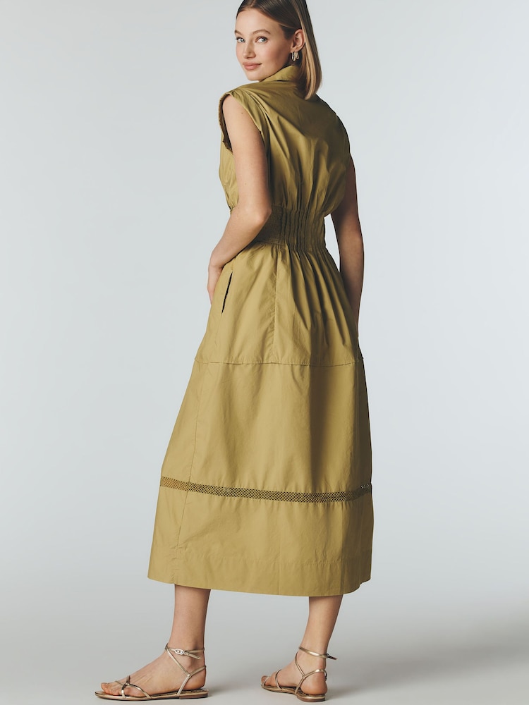 anthropologie olive green dress Significant Other Lana Cowl-Neck Tie-Back Satin Maxi Dress