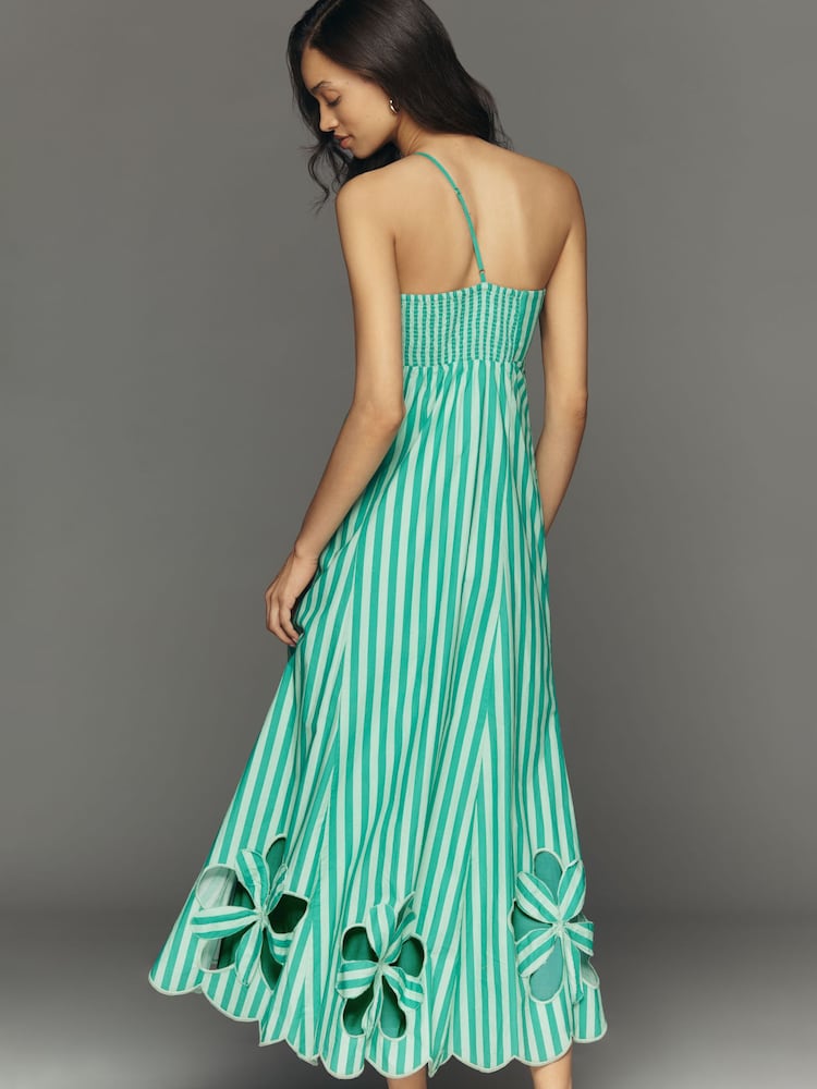 Anthropologie One-Shoulder Cutwork Dress - Image 3 of 3