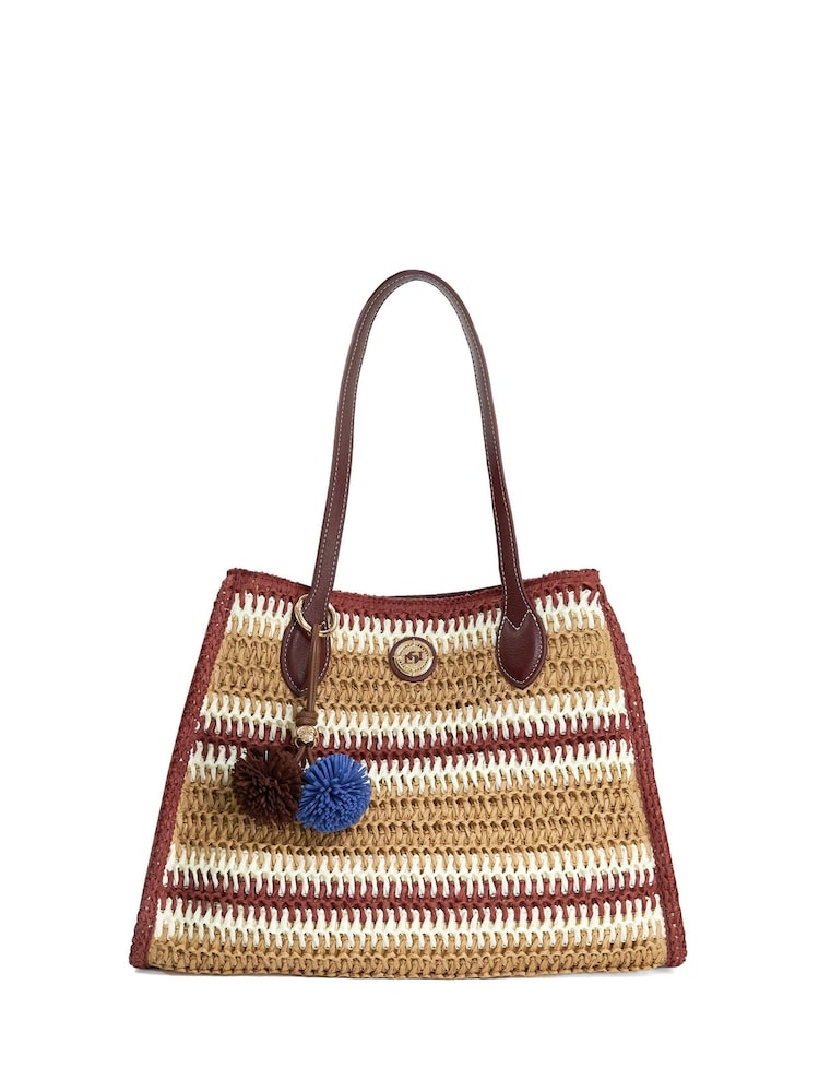 Dune London Red Devotedly Shopper Bag - Image 1 of 6