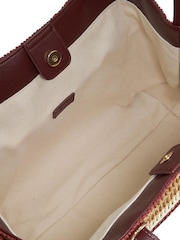 Dune London Red Devotedly Shopper Bag - Image 5 of 6