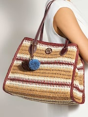 Dune London Red Devotedly Shopper Bag - Image 6 of 6