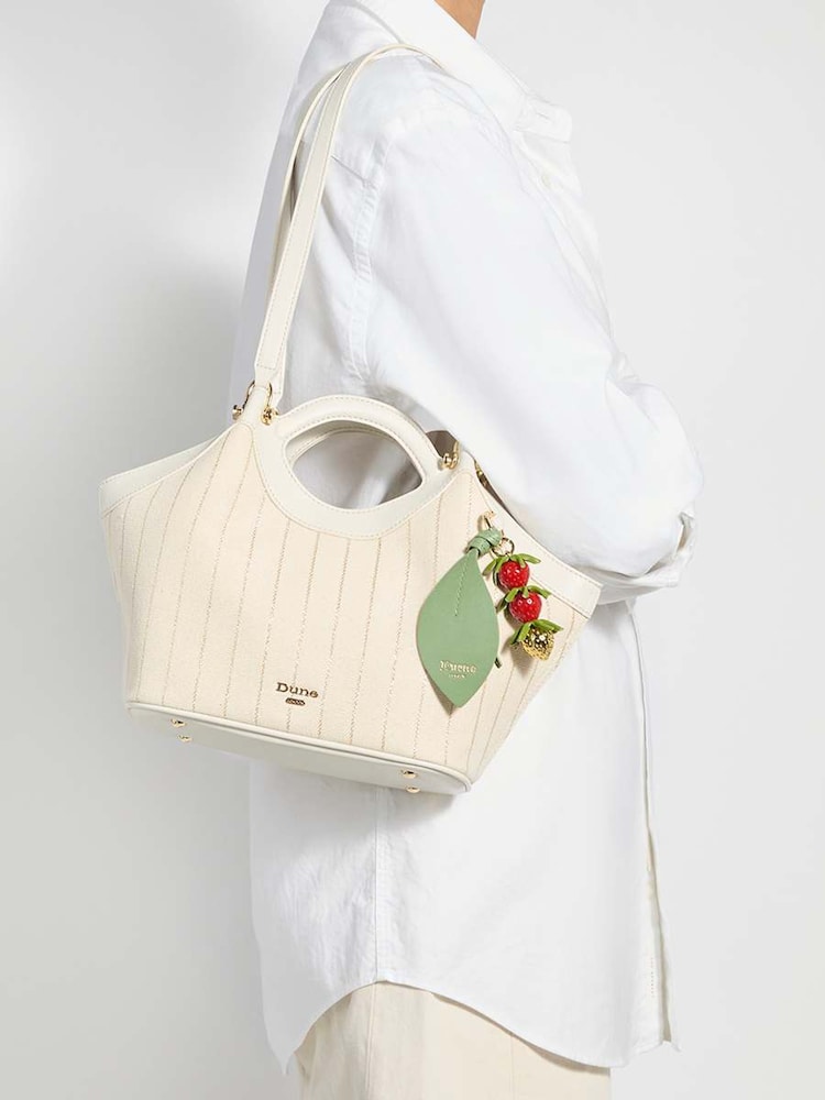 Dune London White Dinidaylight Shopper Bag - Image 1 of 6