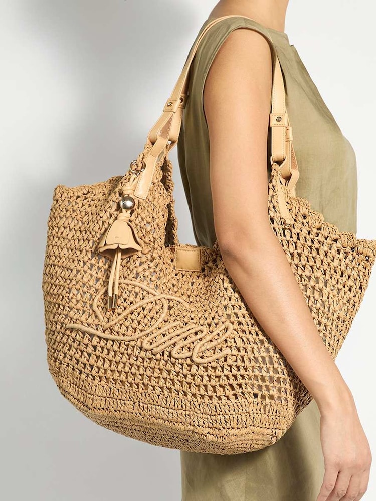 Dune London Natural Dewdrop Shoulder Bag - Image 1 of 6