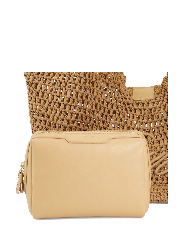 Dune London Natural Dewdrop Shoulder Bag - Image 6 of 6