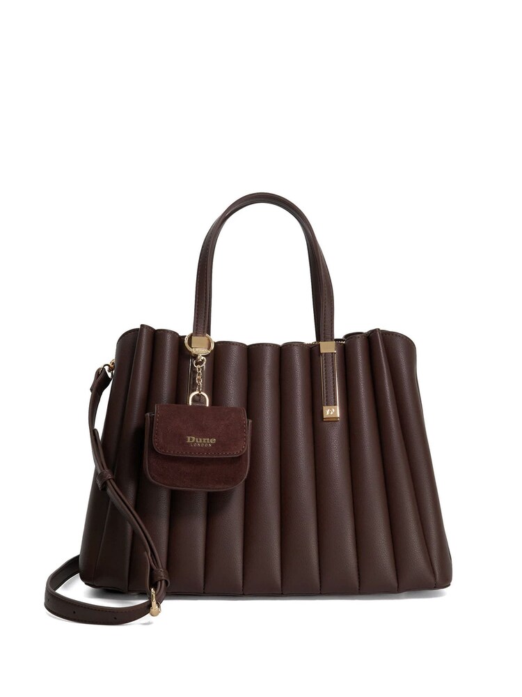 Dune London Brown Dolly Tote Bag - Image 1 of 6