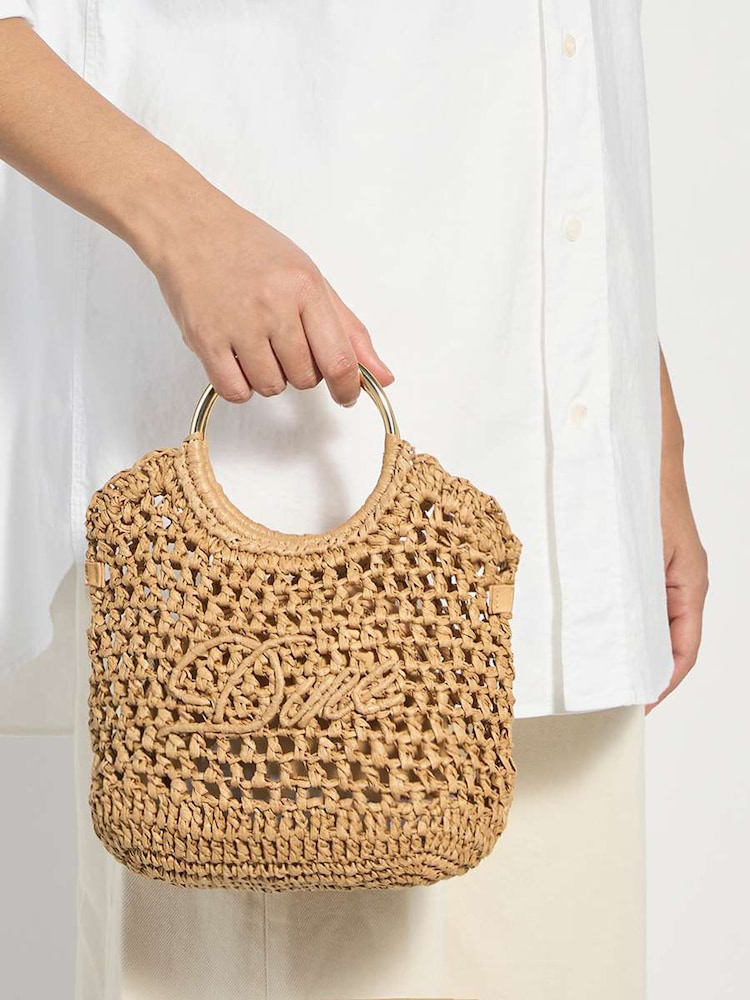 Dune London Natural Dinidewdrop Grab Bag - Image 1 of 6 Dune London Natural Dinidewdrop Grab Bag - Image 1 of 6