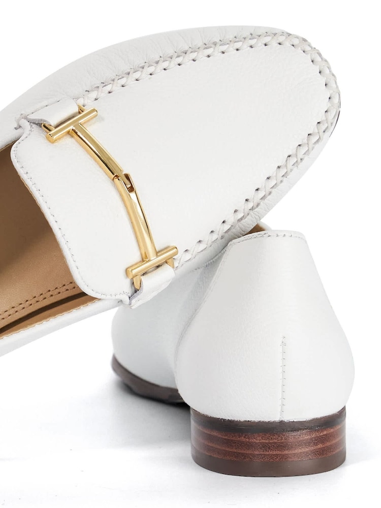 Dune London Blue Gilli T Loafers - Image 6 of 6