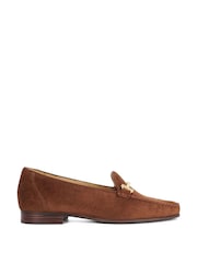 Dune London Brown Gilli T Loafers - Image 3 of 7