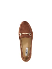 Dune London Brown Gilli T Loafers - Image 6 of 7