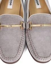 Dune London Grey Gilli T Loafers - Image 7 of 7