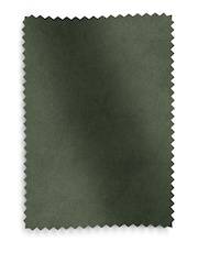 Set of 2 Easton Faux Leather Dark Green Mid Wood Leg Anderson Dining Chairs - Image 9 of 9