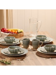 Widdop Set of 4 Green Plates - Image 2 of 7
