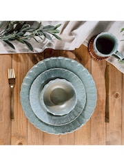 Widdop Set of 4 Green Plates - Image 4 of 7