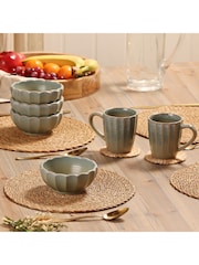 Widdop Set of 4 Green Bowls - Image 1 of 6