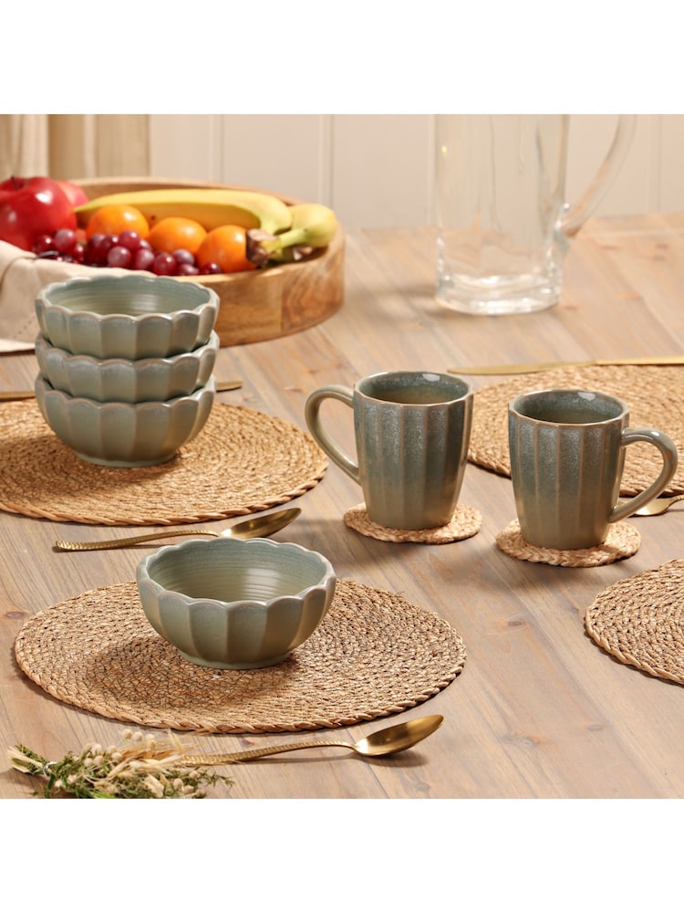 Widdop Set of 4 Green Bowls - Image 1 of 6