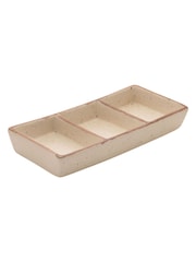 Widdop Set of 2 White Serving Tray with 3 Sections - Image 3 of 4
