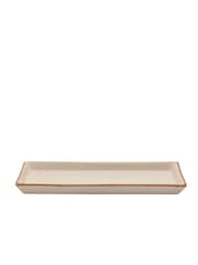 Widdop Set of 2 White 12" x 4" Serving Platter - Image 1 of 3