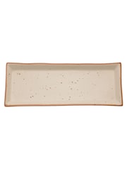 Widdop Set of 2 White 12" x 4" Serving Platter - Image 3 of 3