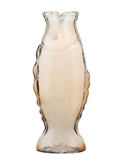 Widdop Clear Glass Fish Vase - Tall Shape - Image 3 of 5