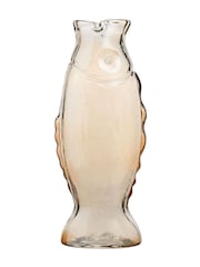 Widdop Clear Glass Fish Vase - Tall Shape - Image 4 of 5