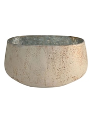 Widdop Cream Glass Ornamental Vase - Image 1 of 2