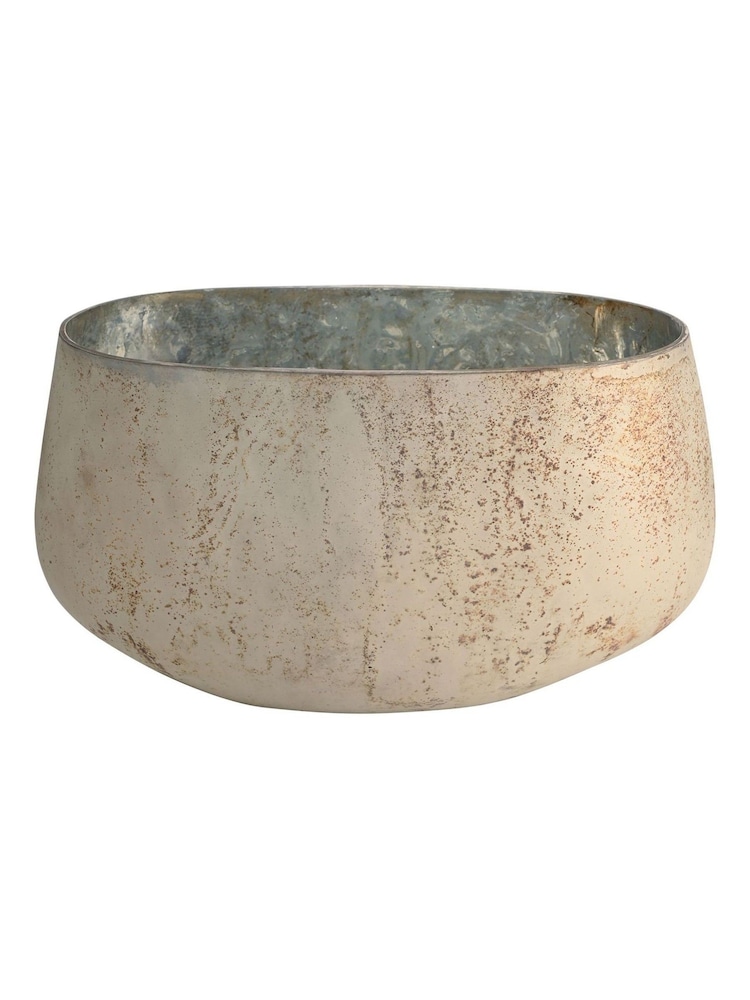 Widdop Cream Glass Ornamental Vase - Image 1 of 2 Widdop Cream Glass Ornamental Vase - Image 1 of 2