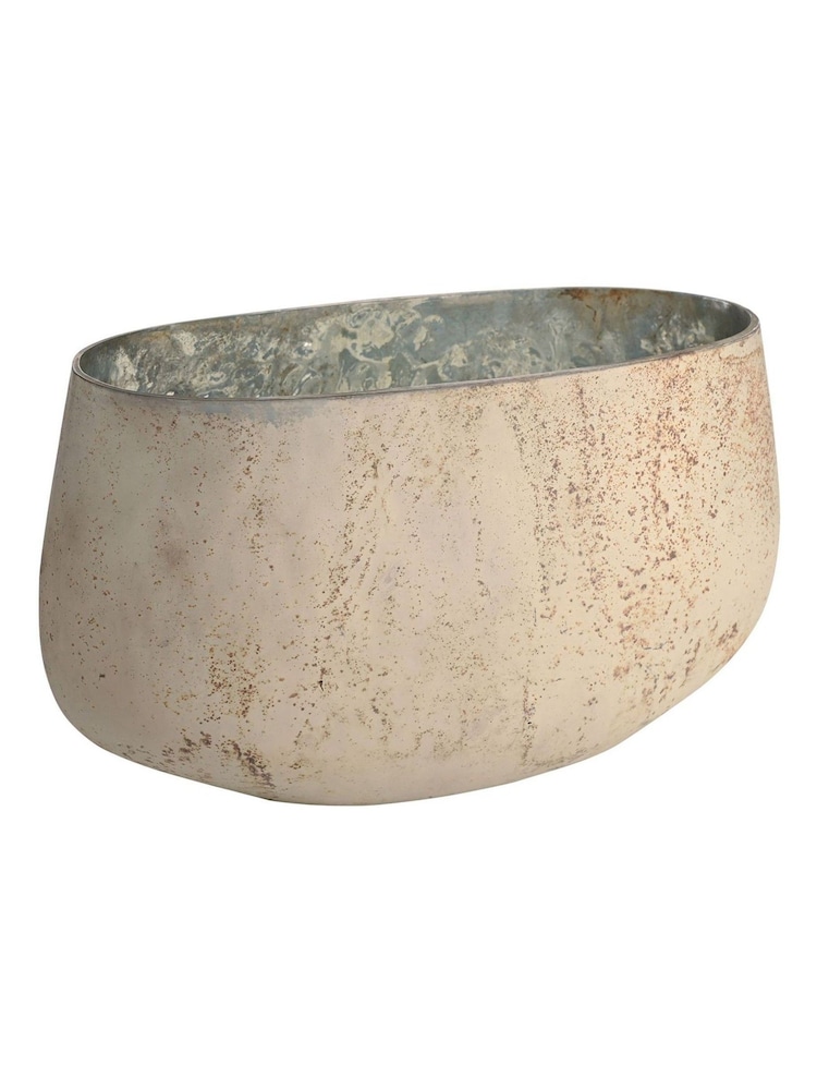 Widdop Cream Glass Ornamental Vase - Image 2 of 2 Widdop Cream Glass Ornamental Vase - Image 2 of 2