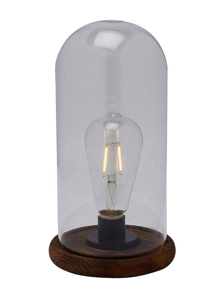 Widdop Clear LED Light Up Glass Dome with Bulb - Image 1 of 2