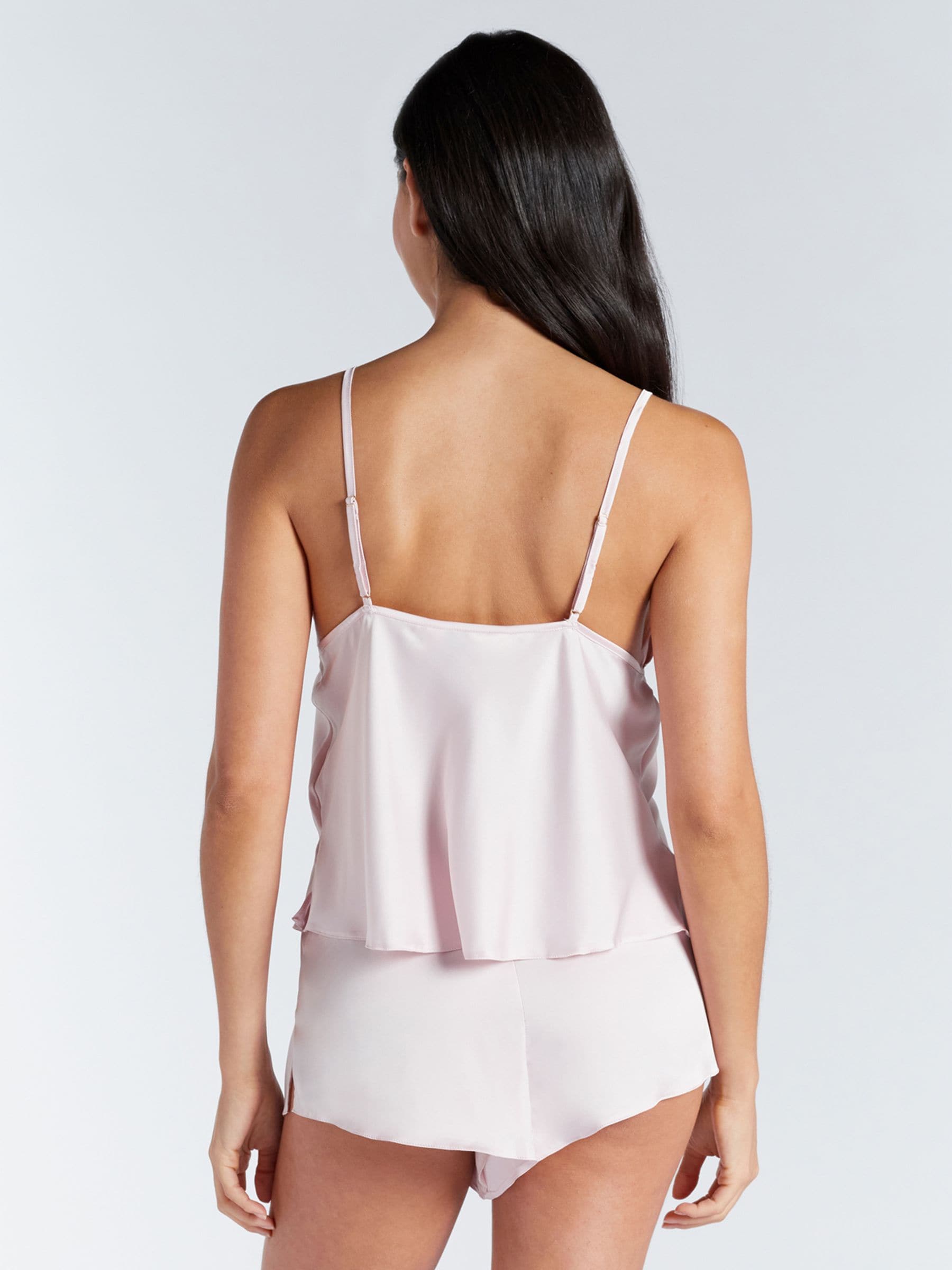 Buy Boux Avenue Pink Kaya Satin Cami Pyjamas Set from Next USA