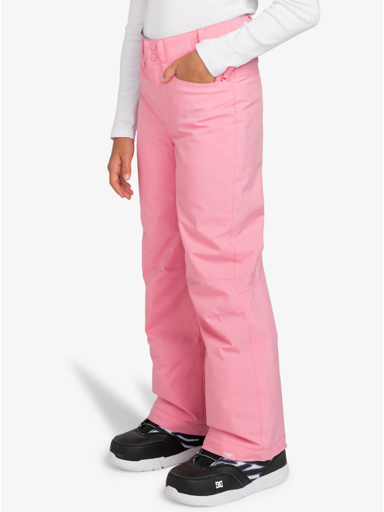 Roxy Pink Girls Waterproof Thermal Backyard Snow Christmas Ski Trousers - Image 3 of 3 Roxy Pink Girls Waterproof Thermal Backyard Snow Christmas Ski Trousers - Image 3 of 3