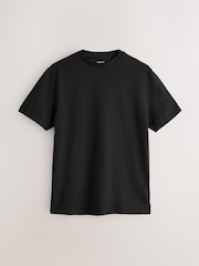 Black/White/Grey/Slate Grey/Stone/Brown Slim Fit Essential Cotton T-Shirts 6 Pack - Image 10 of 15