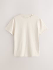 Black/White/Grey/Slate Grey/Stone/Brown Slim Fit Essential Cotton T-Shirts 6 Pack - Image 11 of 15