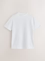 Black/White/Grey/Slate Grey/Stone/Brown Slim Fit Essential Cotton T-Shirts 6 Pack - Image 12 of 15