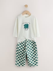 Green Long Sleeve Top and Trousers Set (3mths-7yrs) - Image 6 of 9