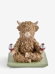 Brown Hamish The Highland Cow Yoga Zen Pose - Image 3 of 3