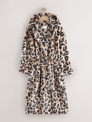Animal Print Long Dressing Gown (7-16yrs) - Image 1 of 4