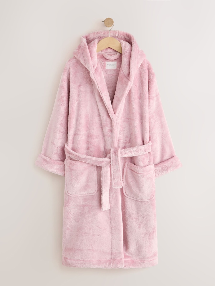 Pink Long Dressing Gown (7-16yrs) - Image 1 of 4