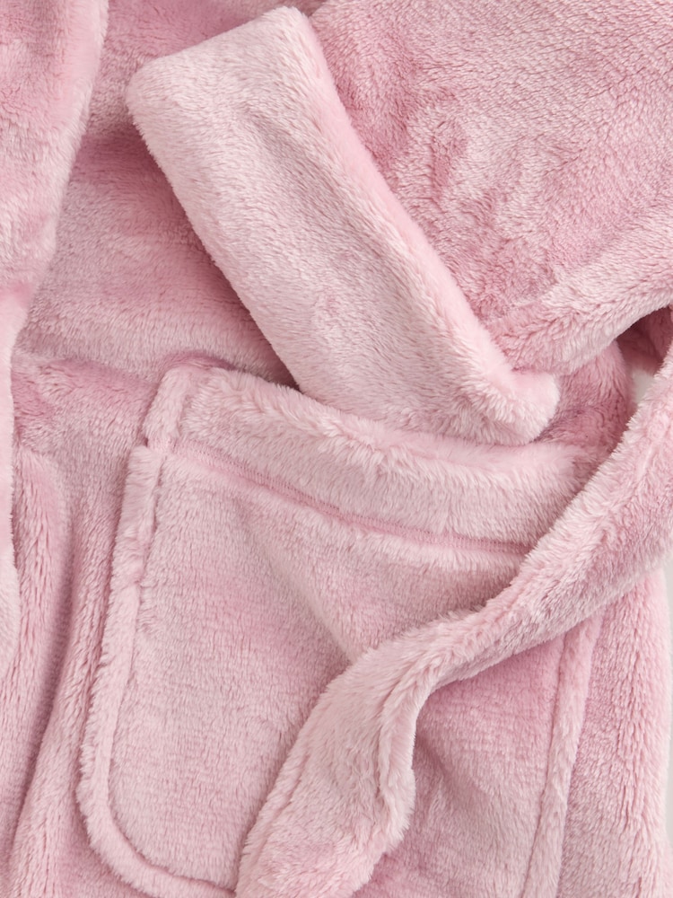 Pink Long Dressing Gown (7-16yrs) - Image 4 of 4