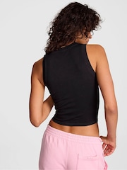 Victoria's Secret Pink Black Seamless Tank Top - Image 2 of 2