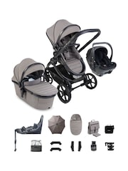 iCandy Grey Peach 8 Complete Bundle with Cocoon 360 and Base - Image 1 of 6