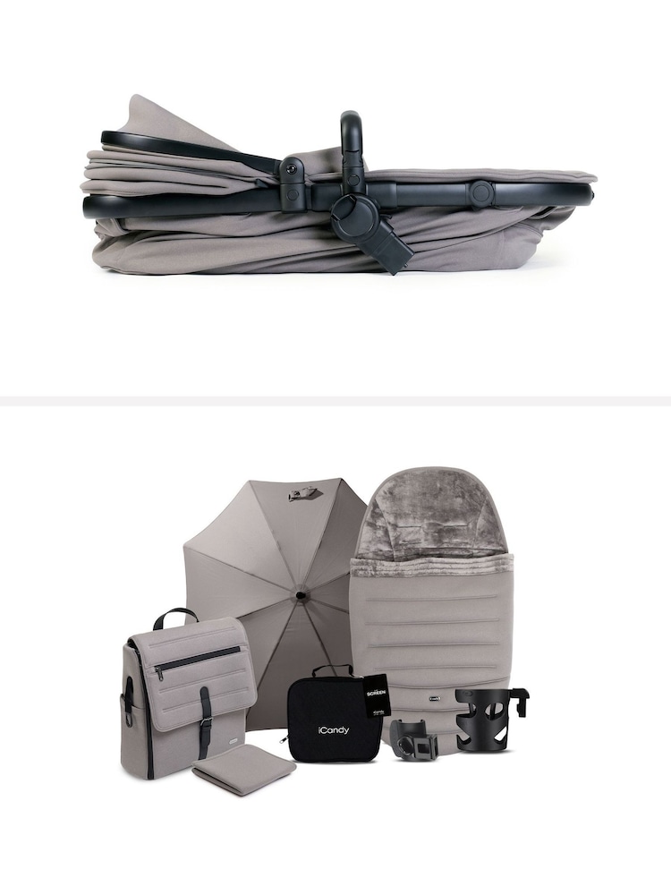 iCandy Porcini Peach 8 Travel System Bundle with Cocoon 360 & Base - Image 4 of 4