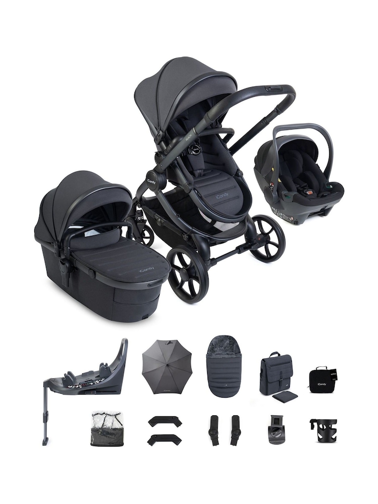 iCandy Grey Peach 8 Complete Bundle with Cocoon 360 and Base - Image 1 of 6
