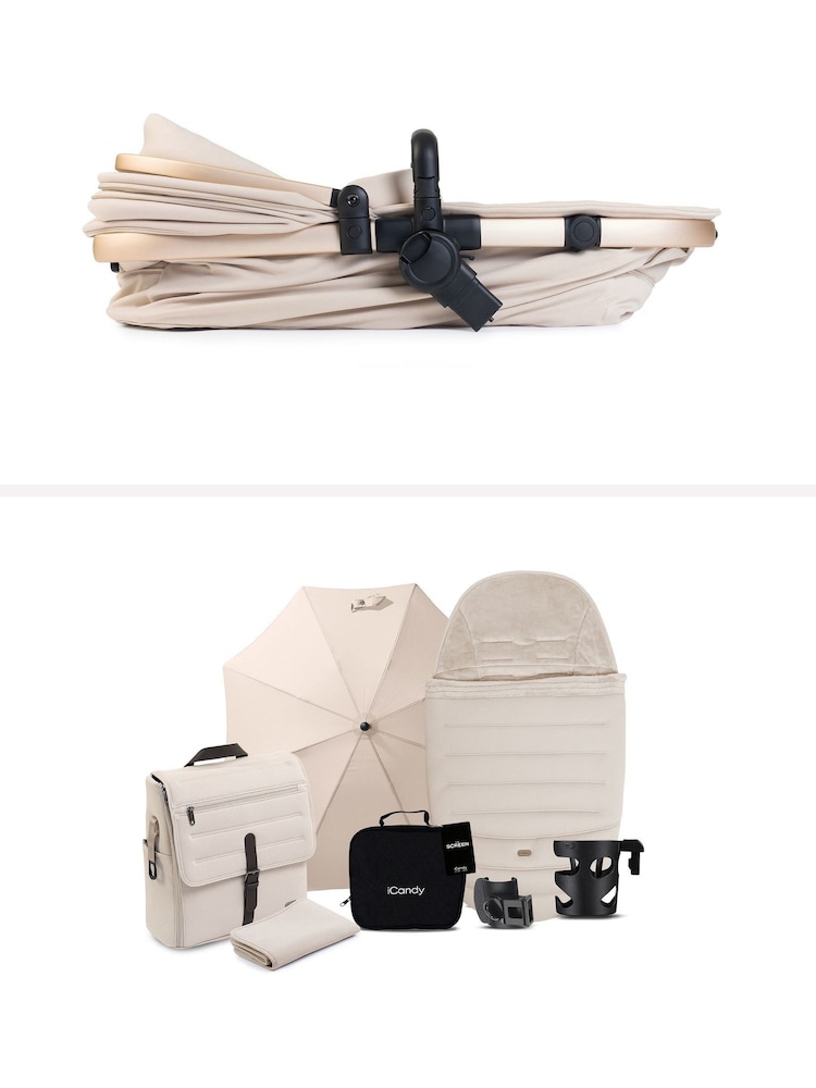 iCandy Biscotti Peach 8 Editions Travel System Bundle with Cocoon 360 & Base - Image 5 of 5