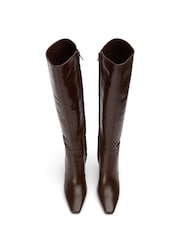 Tony Bianco Brown Leather Porsha Tall Boots - Image 3 of 4